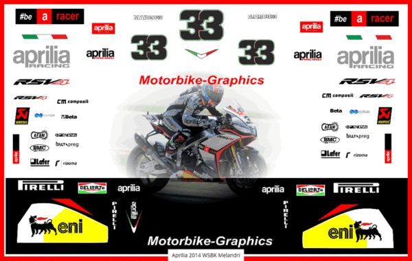 Aprilia 2014 WSBK Melandri