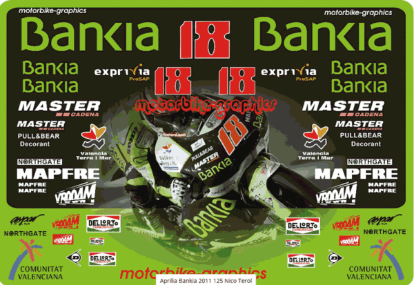 Aprilia Bankia 2011 125 Nico Terol