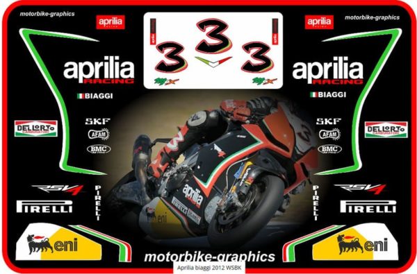 Aprilia Biaggi 2012 WSBK