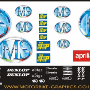 Aprilia MS 2005 Race Decals