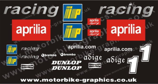 Aprilia Racing Decal Set