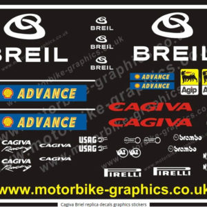 Cagiva Breil Replica Decals Graphics Stickers