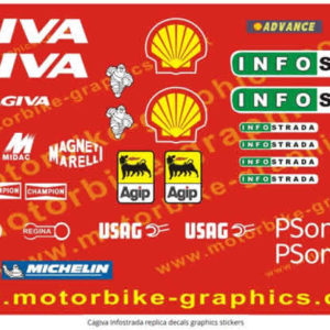 Cagiva Infostrada Replica Decals Graphics Stickers