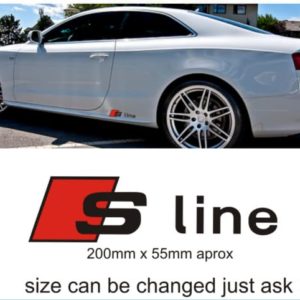 Audi S Line Stickers Car Graphics