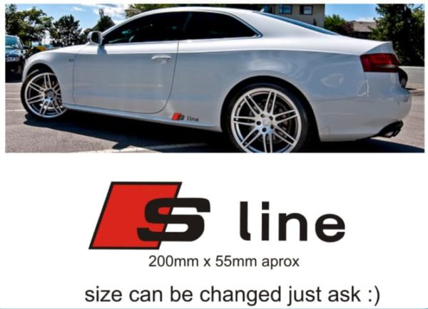 Audi S Line Stickers Car Graphics