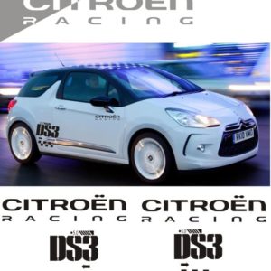 Car Citroen Ds3 Racing side decals