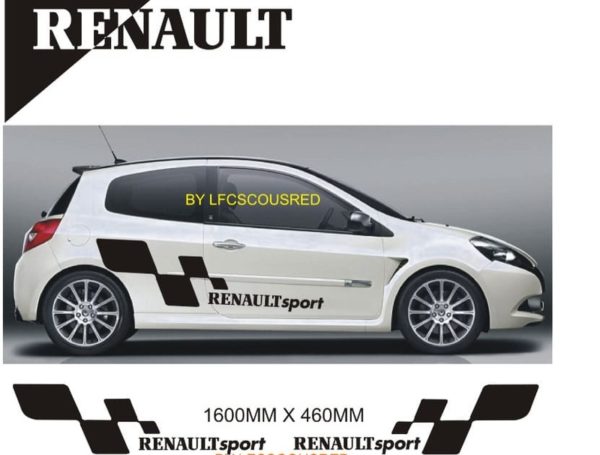 Car Large Renault Sport decals