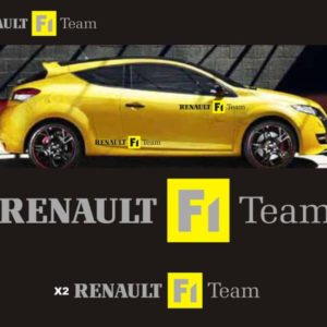 Car Renault F1 Team decals