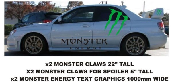 Car Subaru Monster Stickers