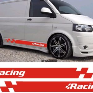 Car VW Transporter Racing side decals