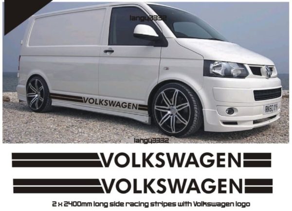 Car VW Transporter VOLKSWAGON side decals