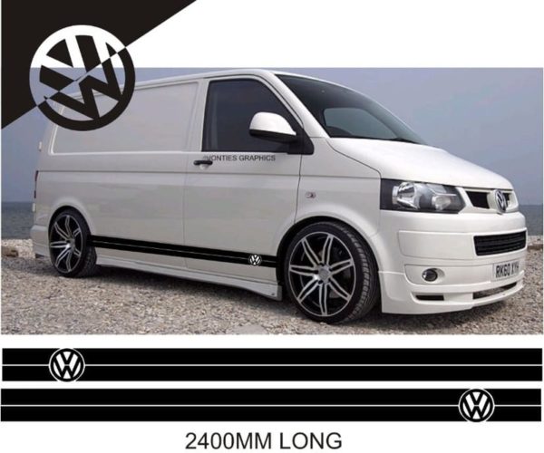 Car VW Transporter VW side decals