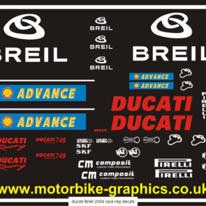 Ducati Breil 2004 Race Rep Decals