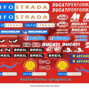 Ducati Infostrada 2002 Race Decals