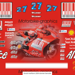 Ducati Marlboro 2009 Stoner Barcode