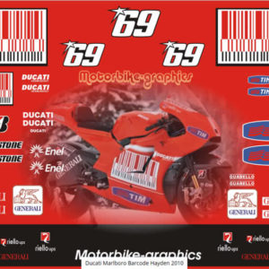 Ducati Marlboro Barcode Hayden 2010