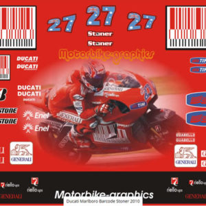 Ducati Marlboro Barcode Stoner 2010