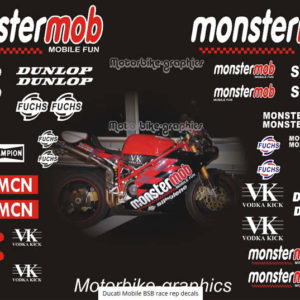 Ducati Mobile BSB Race Rep Decals