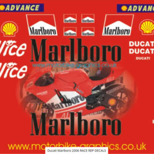 Ducati Marlboro 2006 Race Rep Decals