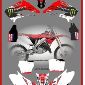 Honda Team CR125 CR250 White CR250R 02-08