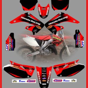 Honda Team CR125 CR250 BLACK CR 2002-2008 MOTO X