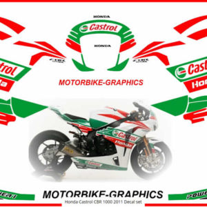 Honda Castrol CBR 1000 2011 Decal Set