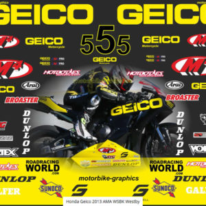 Honda Geico 2013 AMA WSBK Westby