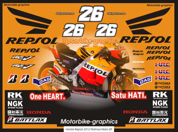 Honda Repsol 2012 Pedrosa Moto GP