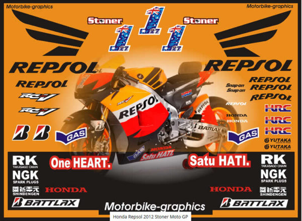 Honda Repsol 2012 Stoner Moto GP