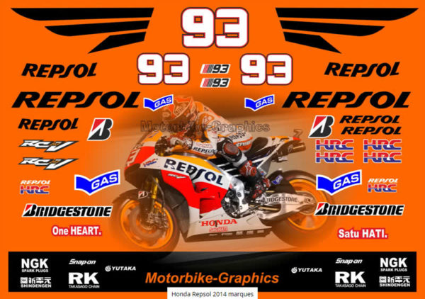 Honda Repsol 2014 Moto GP Marc Marques