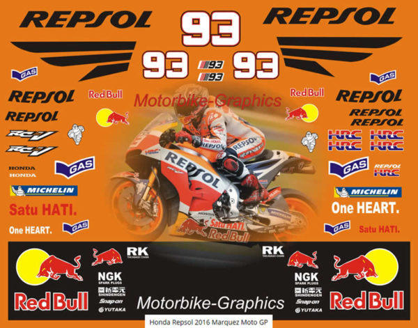 Honda Repsol 2016 Marquez Moto GP