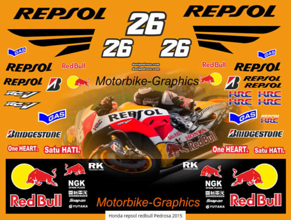 Honda Repsol Redbull Pedrosa 2015