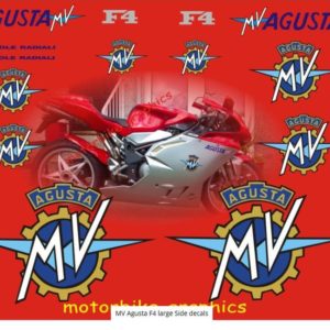 MV Agusta F4 large Side Decals