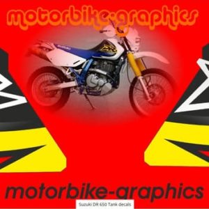 Suzuki DR 650 Tank Decals