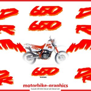 Suzuki DR 650 Decal Set