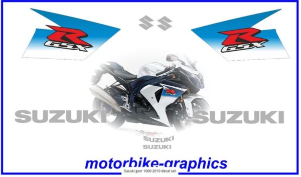 Suzuki GSXR 1000 2010 Decal Set