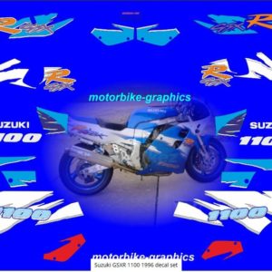 Suzuki GSXR 1100 1996 Decal Set