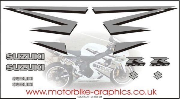 Suzuki GSXR Full Decal Set