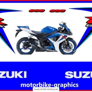 Suzuki K6 600 Full Decal Set