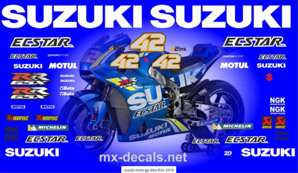 Suzuki Moto GP Alex Rins 2018