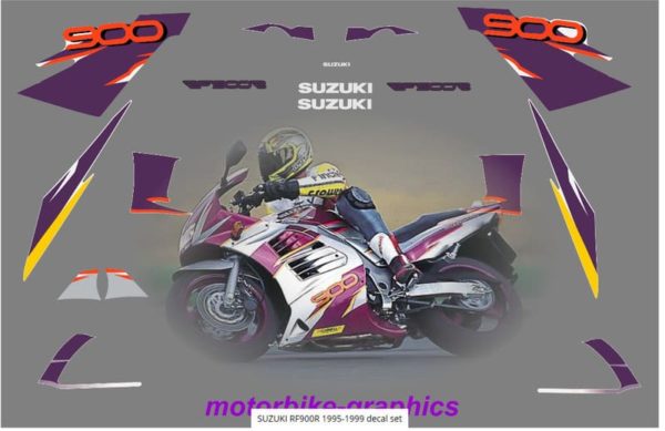 SUZUKI RF900R 1995-1999 Decal Set