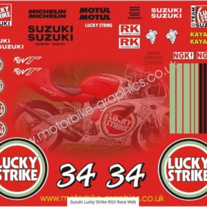 Suzuki Lucky Strike RGV Race Web