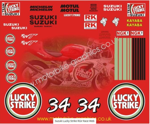 Suzuki Lucky Strike RGV Race Web