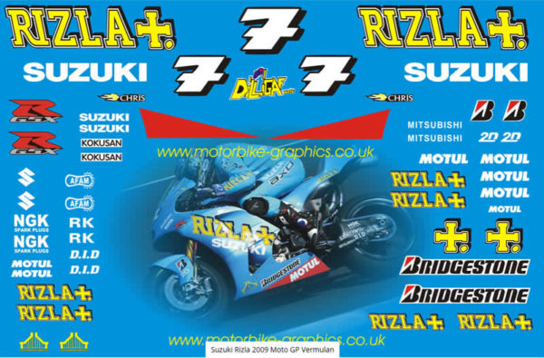 Suzuki Rizla 2009 MotoGP Vermeulen