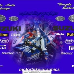 Suzuki Tas BSB 2003 Full Race Decal Set