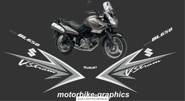 Suzuki V Storm 650 2009 Decals