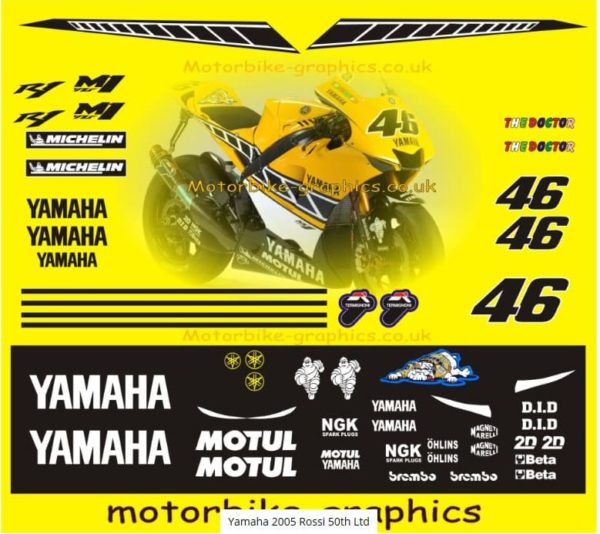 Yamaha 2005 Rossi 50th Ltd