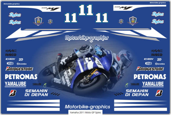 Yamaha 2011 Moto GP Spies