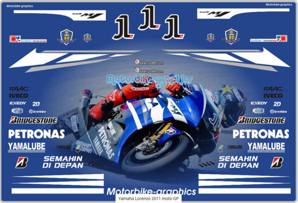 Yamaha Lorenzo 2011 moto GP