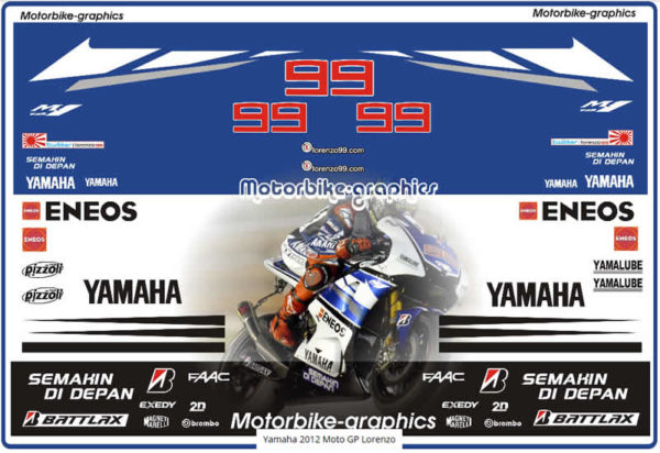 Yamaha 2012 Moto GP Lorenzo